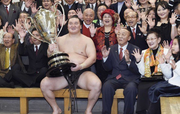 El Yokozuna Hakuho ha conseguido ya 36 títulos de la máxima división