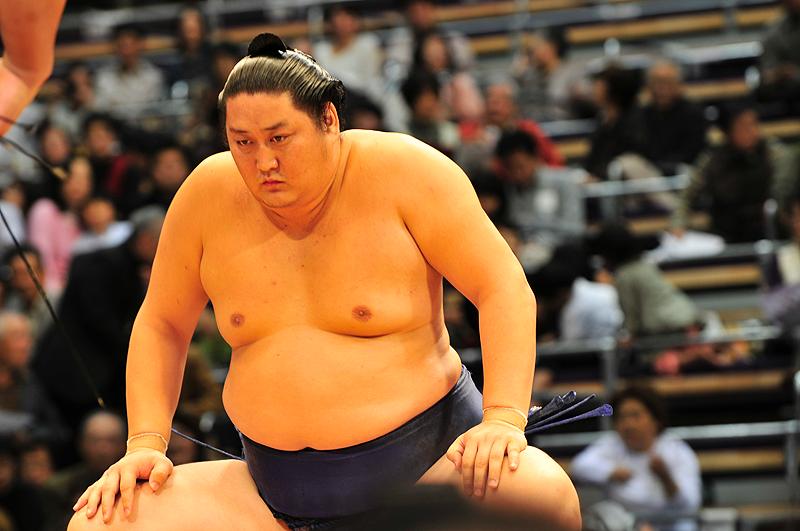 El luchador mongol Tokitenku anunciaba hoy su retirada del sumo en activo (Foto: Martina Lunau)