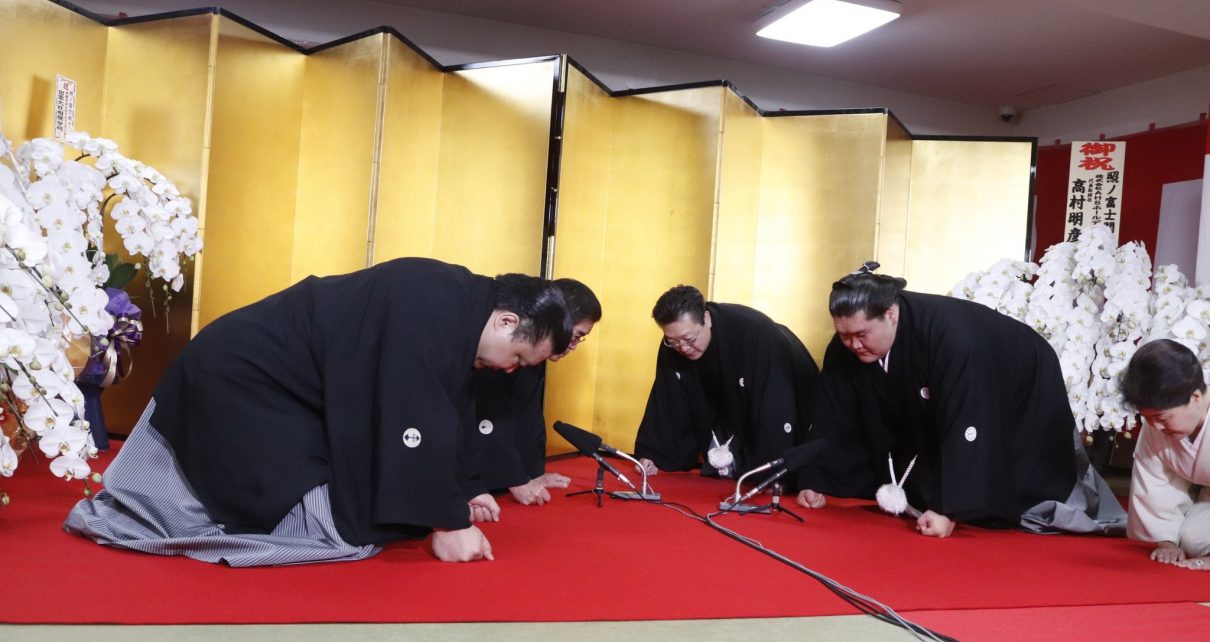 Ceremonia Yokozuna Terunofuji