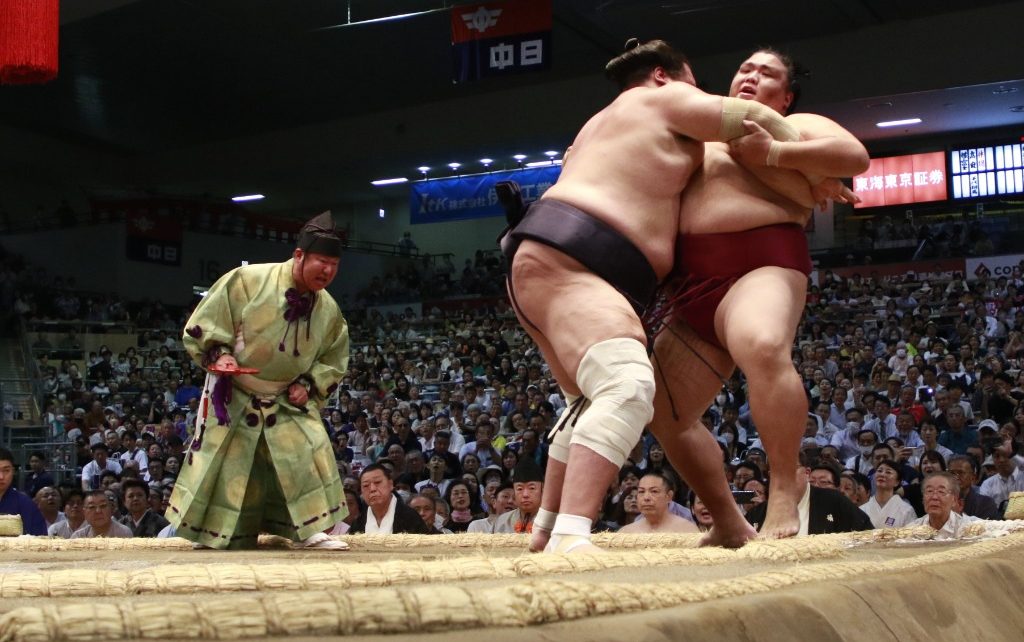 Terunofuji vs Mitakeumi Nagoya 2024